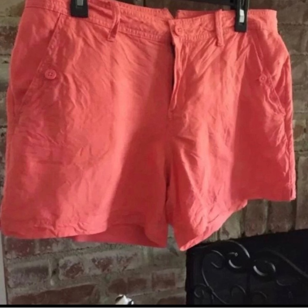 Women’s CK linen shorts